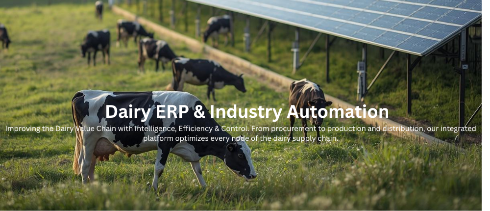 iry erp & industry automation improving the dairy value chain with intelligence, efficiency & control. from procurement to production and distribution, our integrated platform optimizes every node